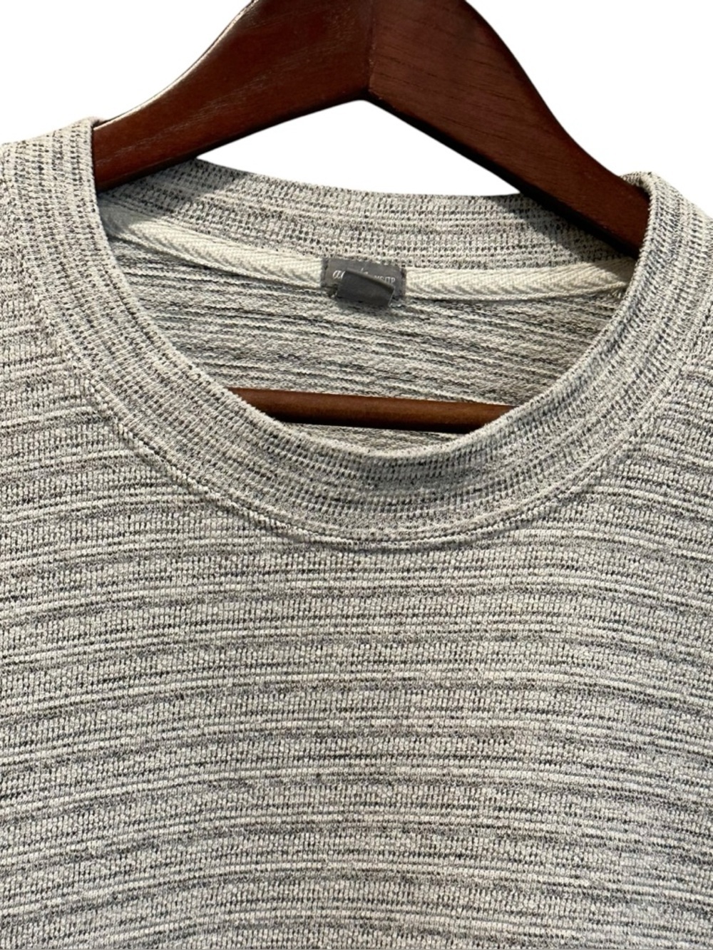 Aerie Sweater Gray White Pullover Crew Neck Long Sleeves Casual Women’s Size XS - Picture 2 of 9